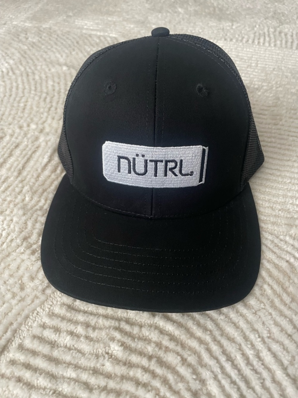 Nütrl Seltzer Black Snap Back Hat